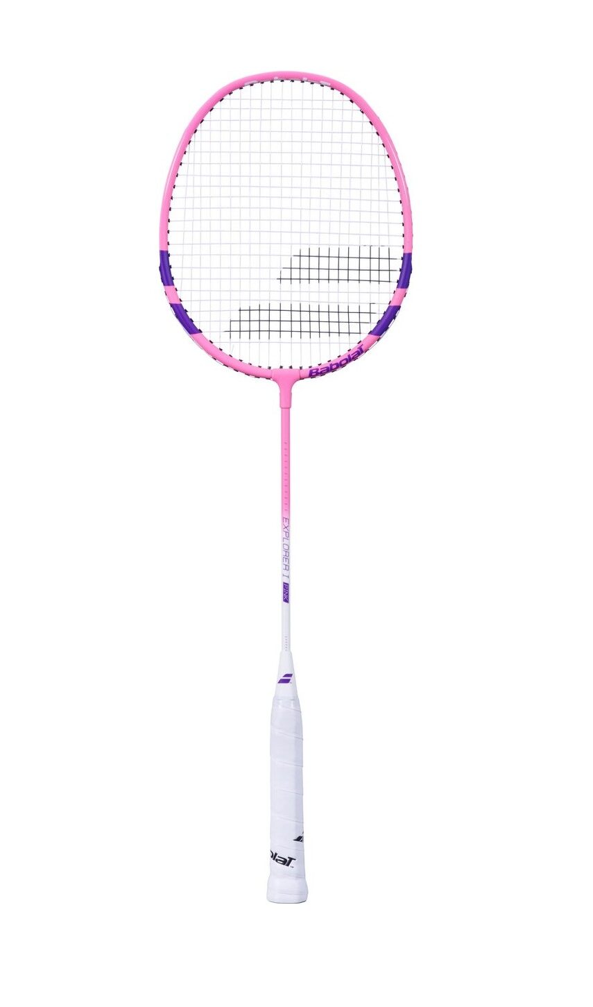 Elasticiteit In zoomen Gietvorm Babolat starters badmintonracket Explorer - roze