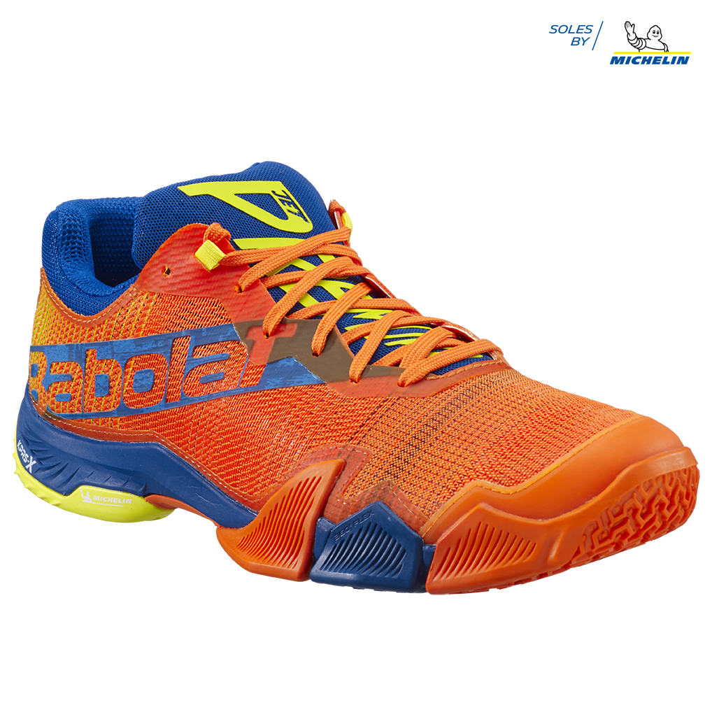 Babolat Jet Premura heren padelschoen oranje / blauw